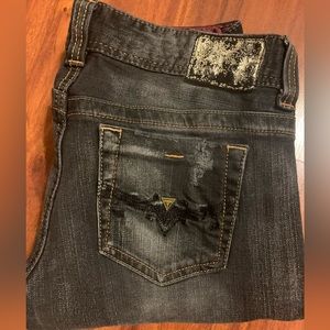 (Sold)Women’s Guess Daredevil jeans.  29x32